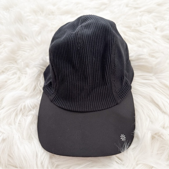 Athleta Black Ribbed Cap osfm - Picture 1 of 4